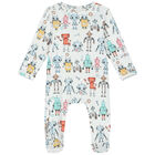 أفرول أولاد بطبعة باللون الأبيض, 1, hi-res